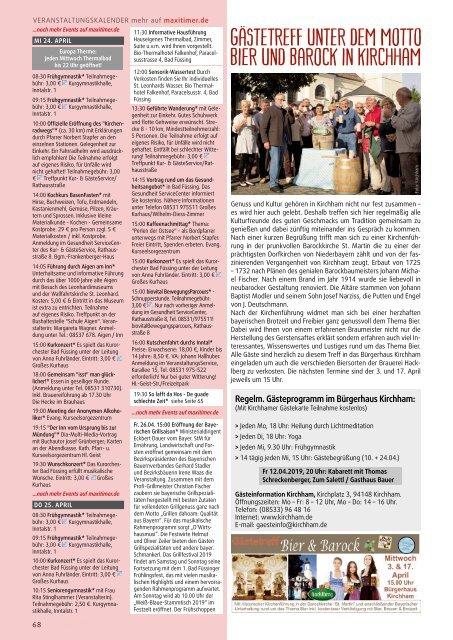 wasistlos Bad Füssing Magazin April 2019