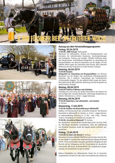 wasistlos Bad Füssing Magazin April 2019