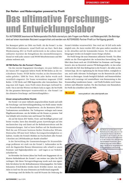 AUTOINSIDE Ausgabe 4 – April 2019