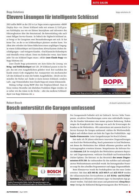 AUTOINSIDE Ausgabe 4 – April 2019