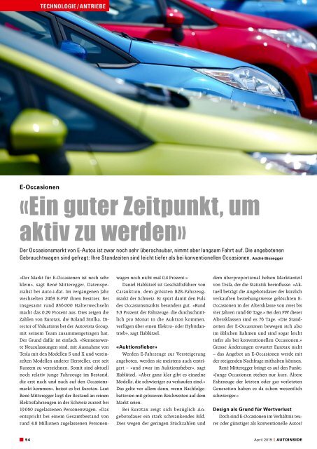 AUTOINSIDE Ausgabe 4 – April 2019