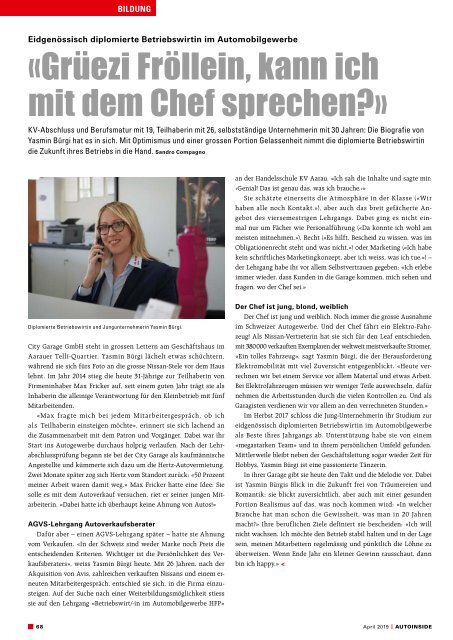 AUTOINSIDE Ausgabe 4 – April 2019