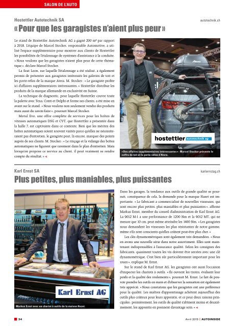 AUTOINSIDE Édition 4 – Avril 2019