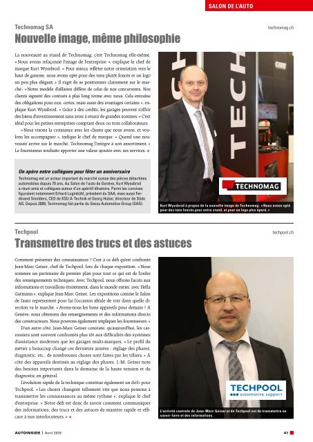 AUTOINSIDE Édition 4 – Avril 2019