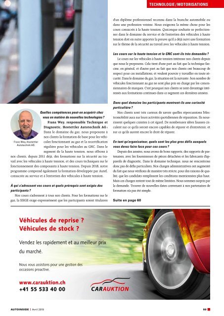 AUTOINSIDE Édition 4 – Avril 2019