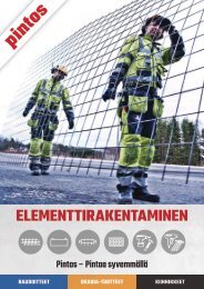 Pintos Elementtiteollisuuden tuoteluettelo 2018-2019