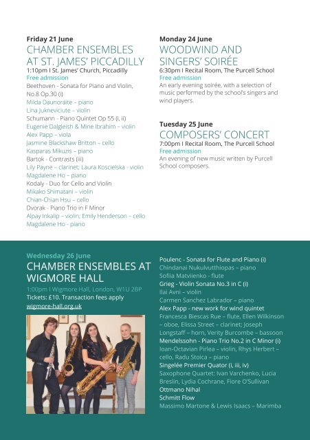 Purcell Summer Events Guide 2019