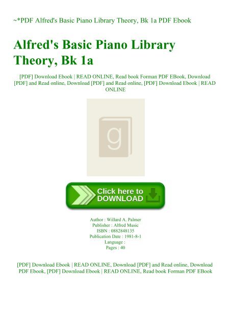 Bk 1A Alfreds Basic Piano Library Theory