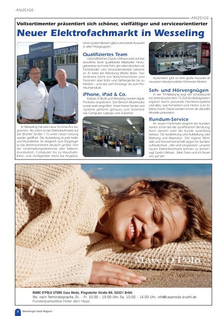 Wesselinger Stadt Magazin März 2019