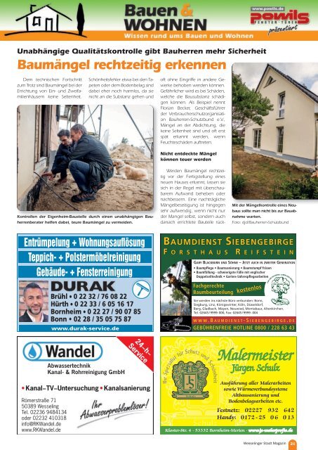 Wesselinger Stadt Magazin März 2019