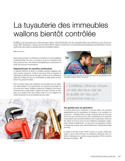 Construire la Wallonie 01 2019