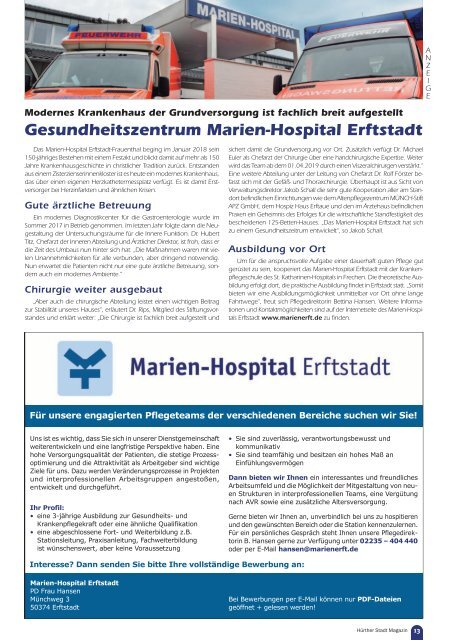 Hürther Stadt Magazin März 2019