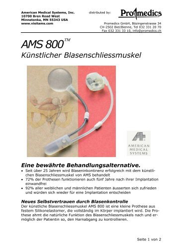 AMS 800 Frauen - Patienten