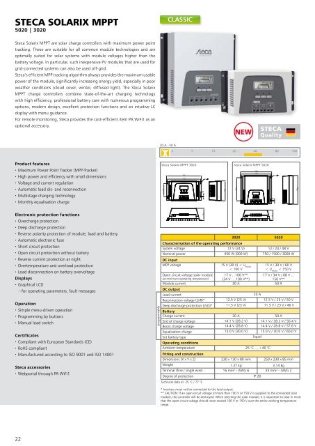 Steca Elektronik catalogue PV Off Grid (13|2019)