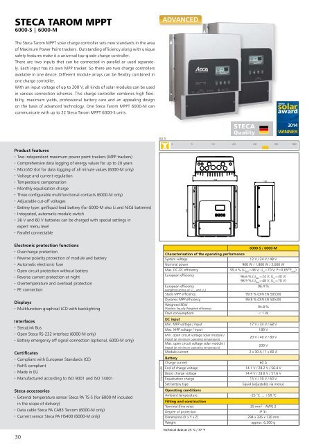 Steca Elektronik catalogue PV Off Grid (13|2019)