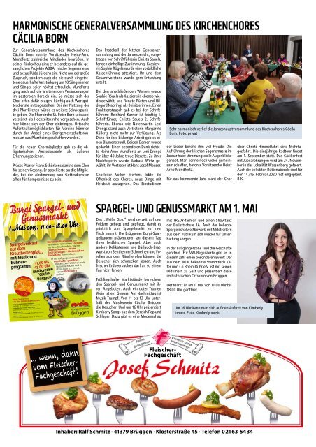 Stadtjournal Brüggen_April 2019