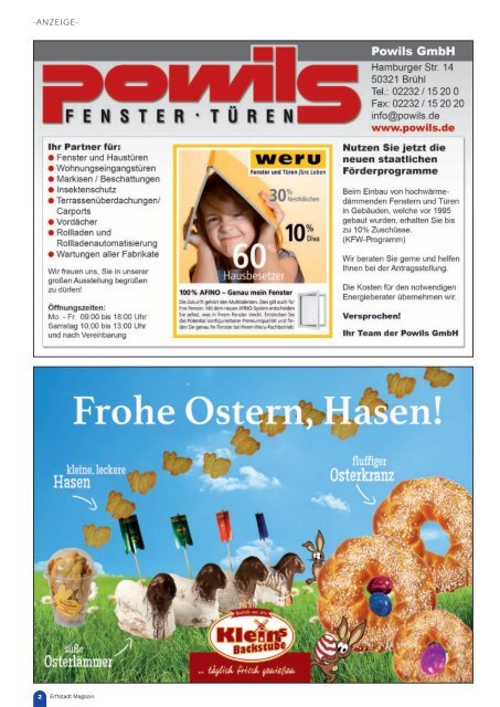 Erftstadt Magazin März 2019