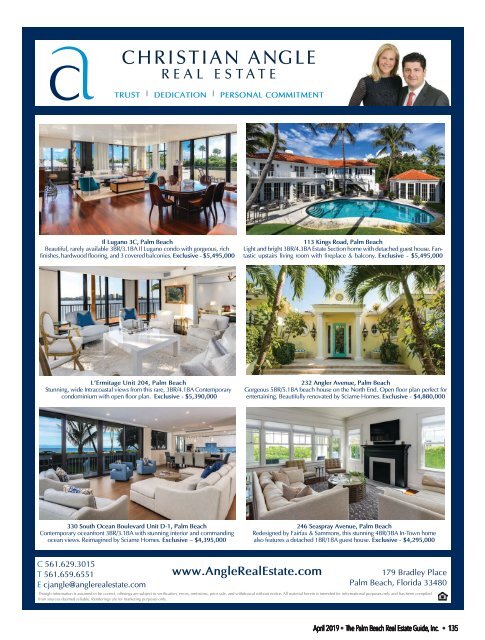 Palm Beach Real Estate Guide April 2019