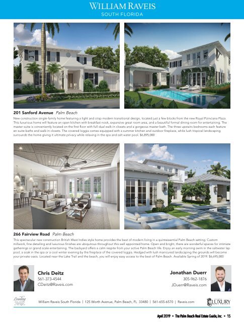 Palm Beach Real Estate Guide April 2019