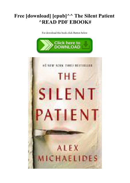 the silent patient read online