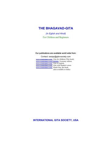 THE BHAGAVAD-GITA - International Gita Society