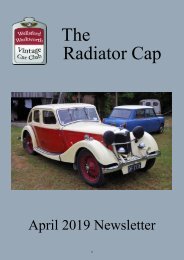 Radiator Cap April 2019