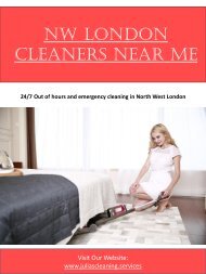 NW London Cleaners Near Me