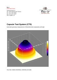 Optical Tomography system for production control