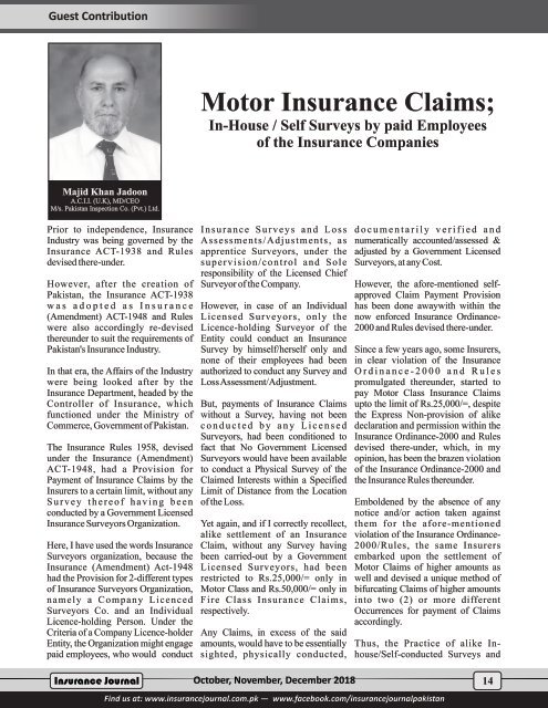 Insurance Journal (4th Quarter 2018)