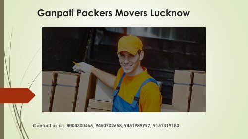 packers movers Lucknow