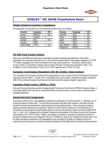 DOWLEX™ NG 2045B Polyethylene Resin