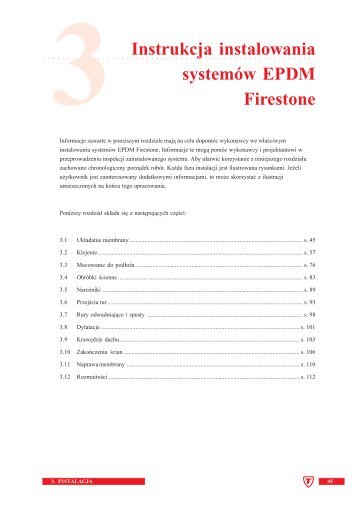 Instrukcja instalowania systemów EPDM Firestone 3