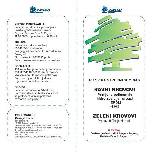 RAVNI KROVOVI ZELENI KROVOVI