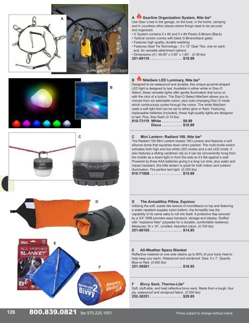 2019 Supply Cache Master Catalog