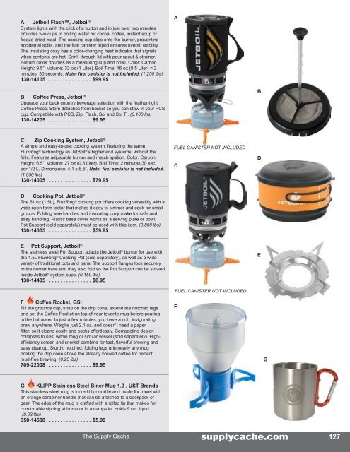 2019 Supply Cache Master Catalog