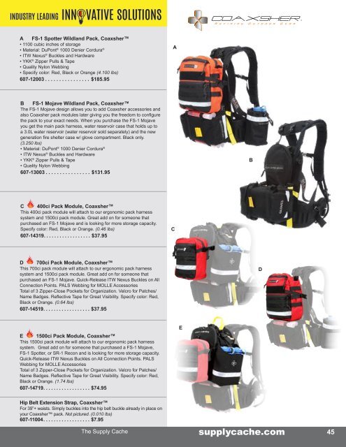 2019 Supply Cache Master Catalog
