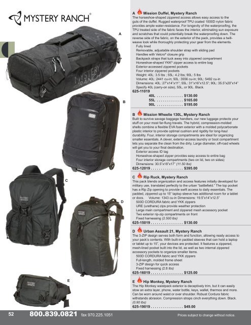 2019 Supply Cache Master Catalog