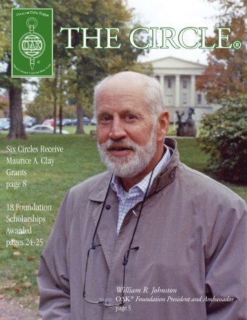 Six Circles Receive Maurice A. Clay Grants page - Omicron Delta ...