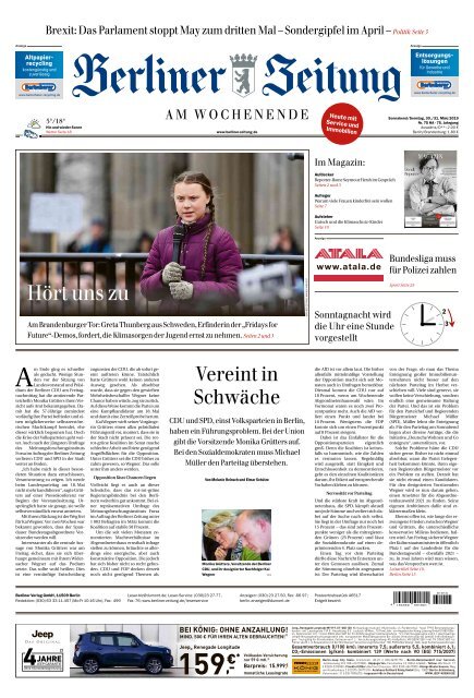chan Mir hebe garl pussy 1-40" Berliner Zeitung 30.03.2019