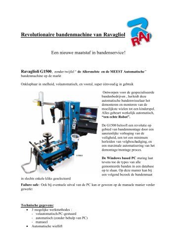 Revolutionaire bandenmachine van Ravaglioli