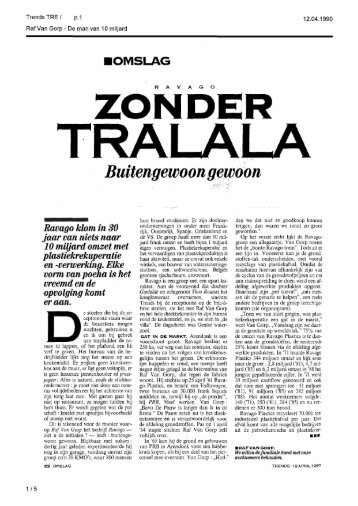 ravago zonder tralala - Roularta