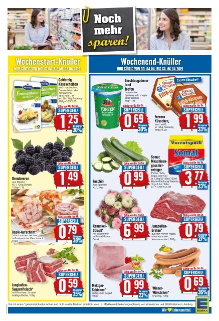 Edeka Haidorf Wochenwerbung KW14