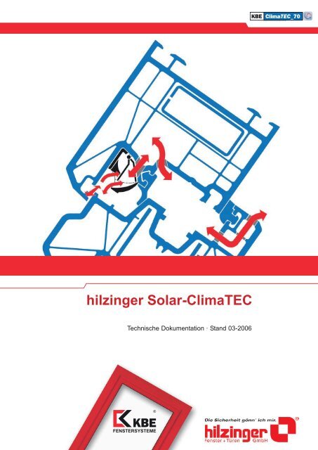 Technische Information zur Lüftung Solar-ClimaTEC - Hilzinger