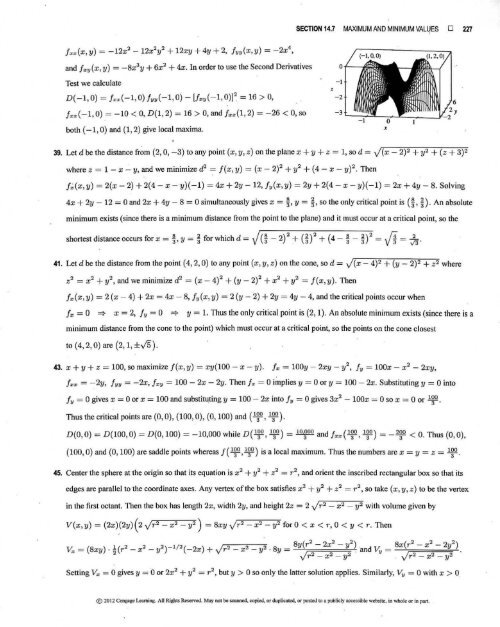 Exercicios resolvidos James Stewart vol. 2  7ª ed - ingles
