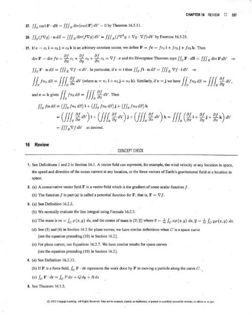 Exercicios resolvidos James Stewart vol. 2  7ª ed - ingles