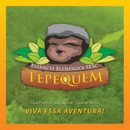 Folder Estância Ecológica SESC Tepequém