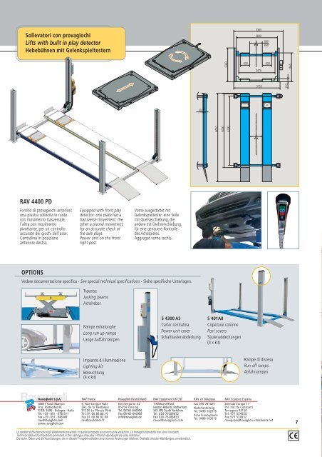 RAV 4000 SERIES - Multitune Garage Equipment