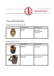 Trag- und Sicherheitsmuttern - ETG Hebebuehnen und Ersatzteile