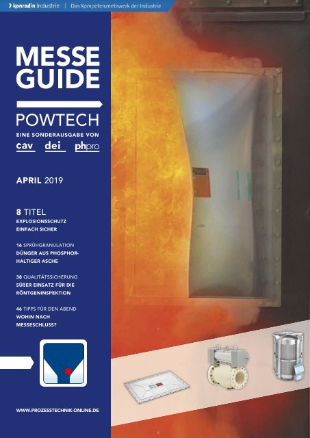 Messeguide Powtech 2019 