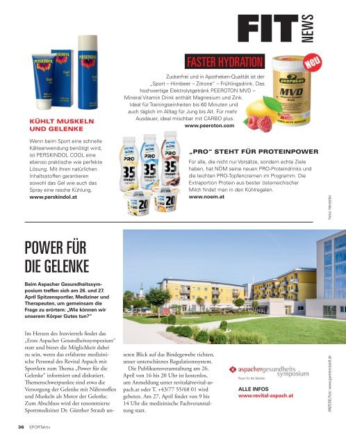 SPORTaktiv April 2019